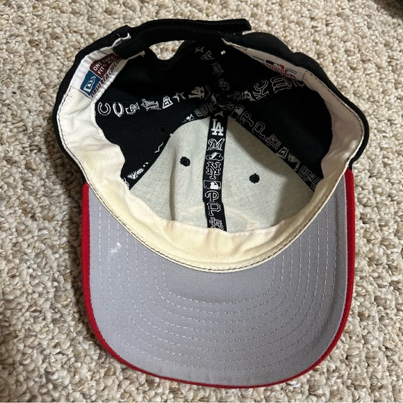 Cincinnati Reds Hat Cap Strapback Black New Era Adjustable Logo Baseball MLB - Picture 3 of 5